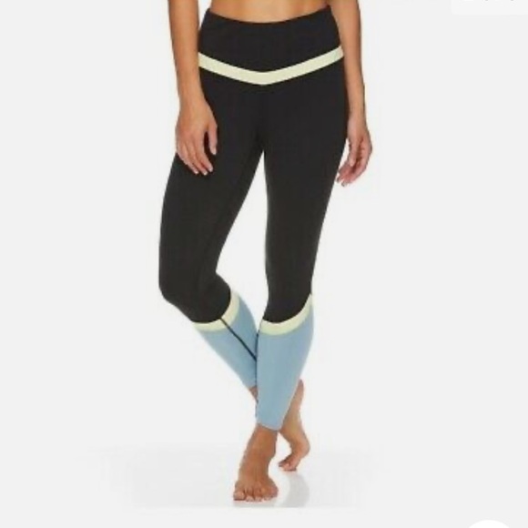 Stitch Fix l Gaiam Om High-Rise Colorblock 7/8 Leggings, Small - Picture 1 of 10